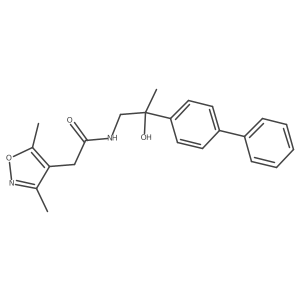 N-(2-([1,1'-biphenyl]-4-yl)-2-hydroxypropyl)-2-(3,5-dimethylisoxazol-4-yl)acetamide Structure