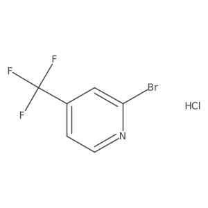 2-Bromo-4-(trifluoromethyl)pyridine hydrochloride Structure