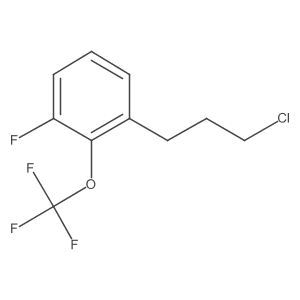 1-(3-Chloropropyl)-3-fluoro-2-(trifluoromethoxy)benzene Structure