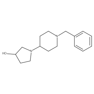 (S)-1-(1-benzylpiperidin-4-yl)pyrrolidin-3-ol Structure