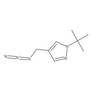 4-(Azidomethyl)-1-tert-butylpyrazole Structure