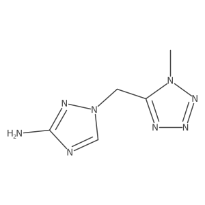 1-[(1-methyl-1H-1,2,3,4-tetrazol-5-yl)methyl]-1H-1,2,4-triazol-3-amine Structure