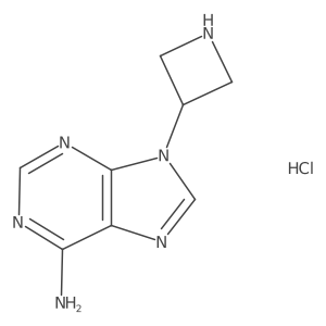 9-(azetidin-3-yl)-9H-purin-6-amine hydrochloride Structure