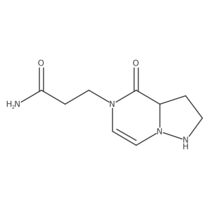 3-(4-Oxo-1,2,3,3a-tetrahydropyrazolo[1,5-a]pyrazin-5-yl)propanamide Structure