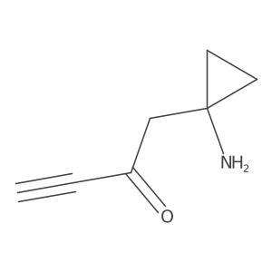 1-(1-Aminocyclopropyl)but-3-yn-2-one结构式