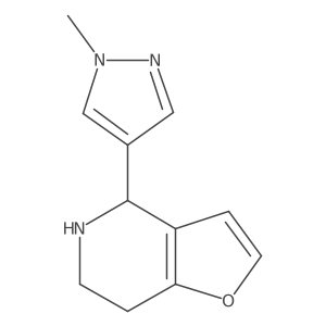 4-{4H,5H,6H,7H-furo[3,2-c]pyridin-4-yl}-1-methyl-1H-pyrazole Structure
