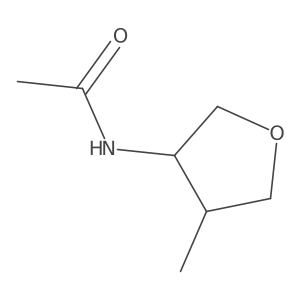 N-(4-methyloxolan-3-yl)acetamide Structure