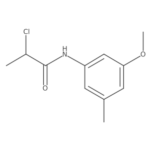 2-Chloro-N-(3-methoxy-5-methylphenyl)propanamide Structure