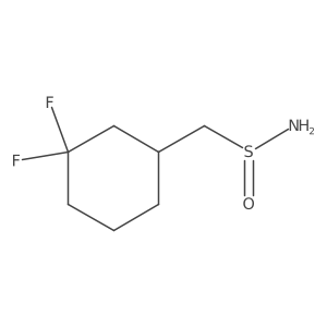 (3,3-Difluorocyclohexyl)methanesulfinamide结构式