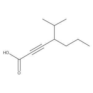 4-(Propan-2-yl)hept-2-ynoic acid Structure