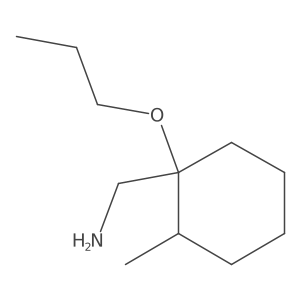 (2-Methyl-1-propoxycyclohexyl)methanamine Structure