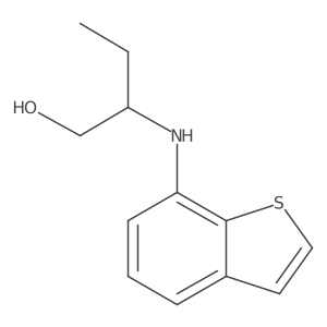 (2S)-2-[(1-benzothiophen-7-yl)amino]butan-1-ol Structure