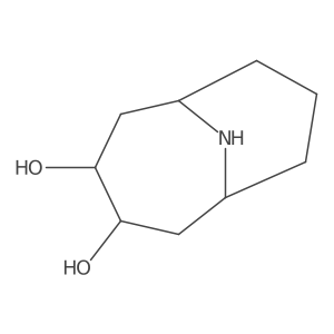 10-Azabicyclo[4.3.1]decane-3,4-diol结构式