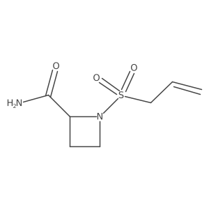 1-(Prop-2-ene-1-sulfonyl)azetidine-2-carboxamide结构式