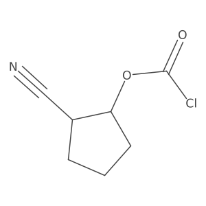 2-Cyanocyclopentyl chloroformate结构式