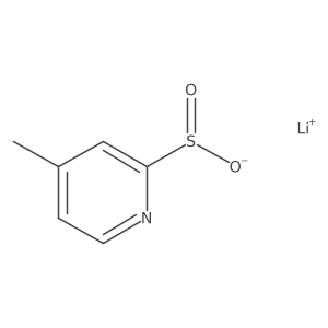 Lithium(1+) ion 4-methylpyridine-2-sulfinate Structure