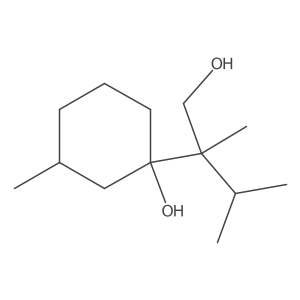 1-(1-Hydroxy-2,3-dimethylbutan-2-yl)-3-methylcyclohexan-1-ol结构式