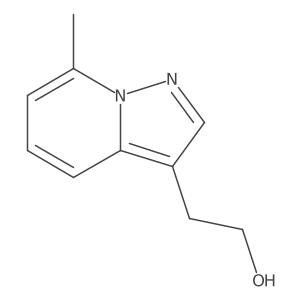 2-{7-Methylpyrazolo[1,5-a]pyridin-3-yl}ethan-1-ol结构式