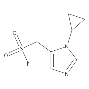 (1-cyclopropyl-1H-imidazol-5-yl)methanesulfonyl fluoride Structure