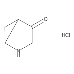 2-Azabicyclo[3.1.0]hexan-4-one hydrochloride Structure