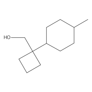 [1-(4-Methylcyclohexyl)cyclobutyl]methanol Structure
