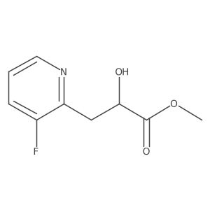 Methyl 3-(3-fluoropyridin-2-yl)-2-hydroxypropanoate Structure