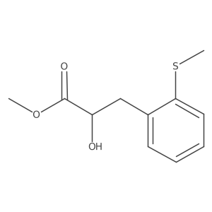 Methyl 2-hydroxy-3-[2-(methylsulfanyl)phenyl]propanoate结构式