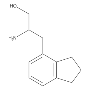 2-amino-3-(2,3-dihydro-1H-inden-4-yl)propan-1-ol Structure