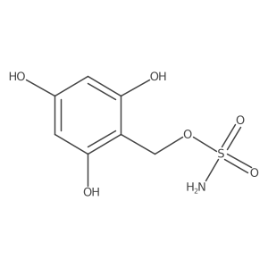 (2,4,6-Trihydroxyphenyl)methyl sulfamate结构式