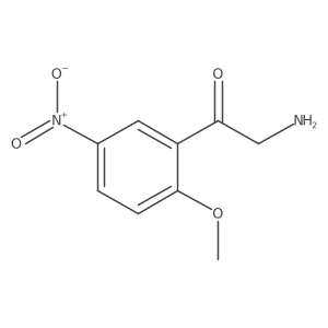 2-Amino-1-(2-methoxy-5-nitrophenyl)ethan-1-one Structure