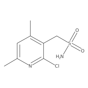 (2-Chloro-4,6-dimethylpyridin-3-yl)methanesulfonamide Structure