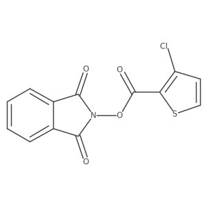 1,3-dioxo-2,3-dihydro-1H-isoindol-2-yl 3-chlorothiophene-2-carboxylate结构式