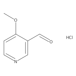 4-Methoxynicotinaldehyde hydrochloride结构式