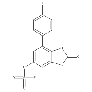 7-(4-Fluorophenyl)-5-fluorosulfonyloxy-2-oxo-1,3-benzoxathiole结构式