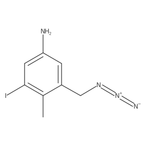 3-(Azidomethyl)-5-iodo-4-methylaniline Structure