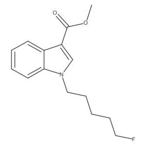 Methyl 1-(5-fluoropentyl)-1h-indole-3-carboxylate结构式
