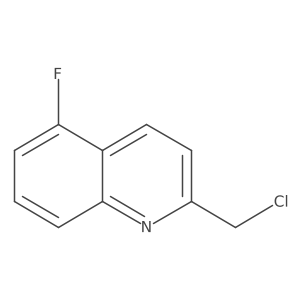2-(Chloromethyl)-5-fluoroquinoline结构式
