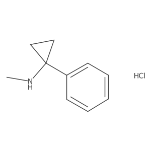 N-methyl-1-phenylcyclopropan-1-amine hydrochloride Structure