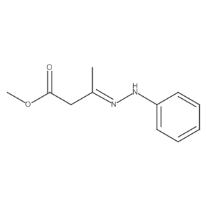 Methyl 3-(2-phenylhydrazin-1-ylidene)butanoate Structure
