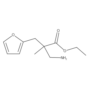 Ethyl 3-amino-2-[(furan-2-yl)methyl]-2-methylpropanoate Structure