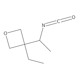3-Ethyl-3-(1-isocyanatoethyl)oxetane结构式