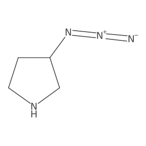 (3S)-3-azidopyrrolidine结构式