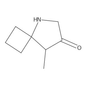 8-Methyl-5-azaspiro[3.4]octan-7-one结构式