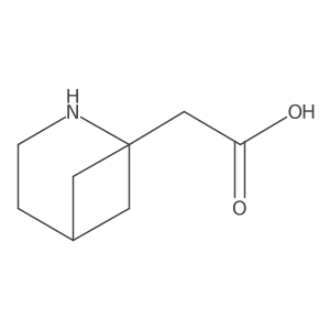 2-{2-Azabicyclo[3.1.1]heptan-1-yl}acetic acid结构式