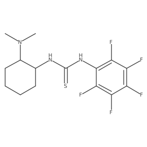 1-[2-(Dimethylamino)cyclohexyl]-3-(2,3,4,5,6-pentafluorophenyl)thiourea结构式