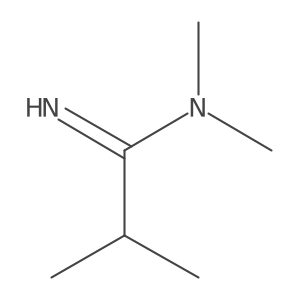 N,N,2-trimethylpropanimidamide结构式