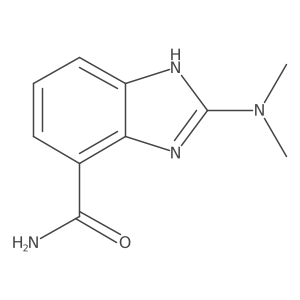 2-(Dimethylamino)-1H-benzimidazole-7-carboxamide结构式