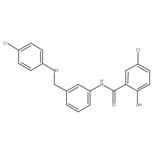 Benzamide,5-chloro-n-[3-[[(4-chlorophenyl)amino]methyl]phenyl]-2-hydroxy- Structure