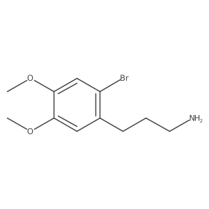3-(2-Bromo-4,5-dimethoxyphenyl)propan-1-amine Structure