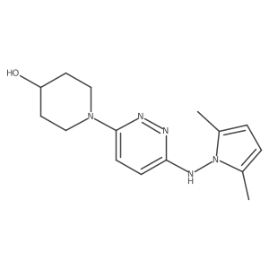 4-Piperidinol, 1-[6-[(2,5-dimethyl-1H-pyrrol-1-y Structure